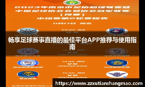 畅享足球赛事直播的最佳平台APP推荐与使用指南